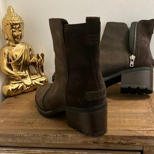 Sorel leather booties
